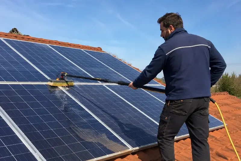 Nettoyage et entretien de panneaux solaires à Caveirac